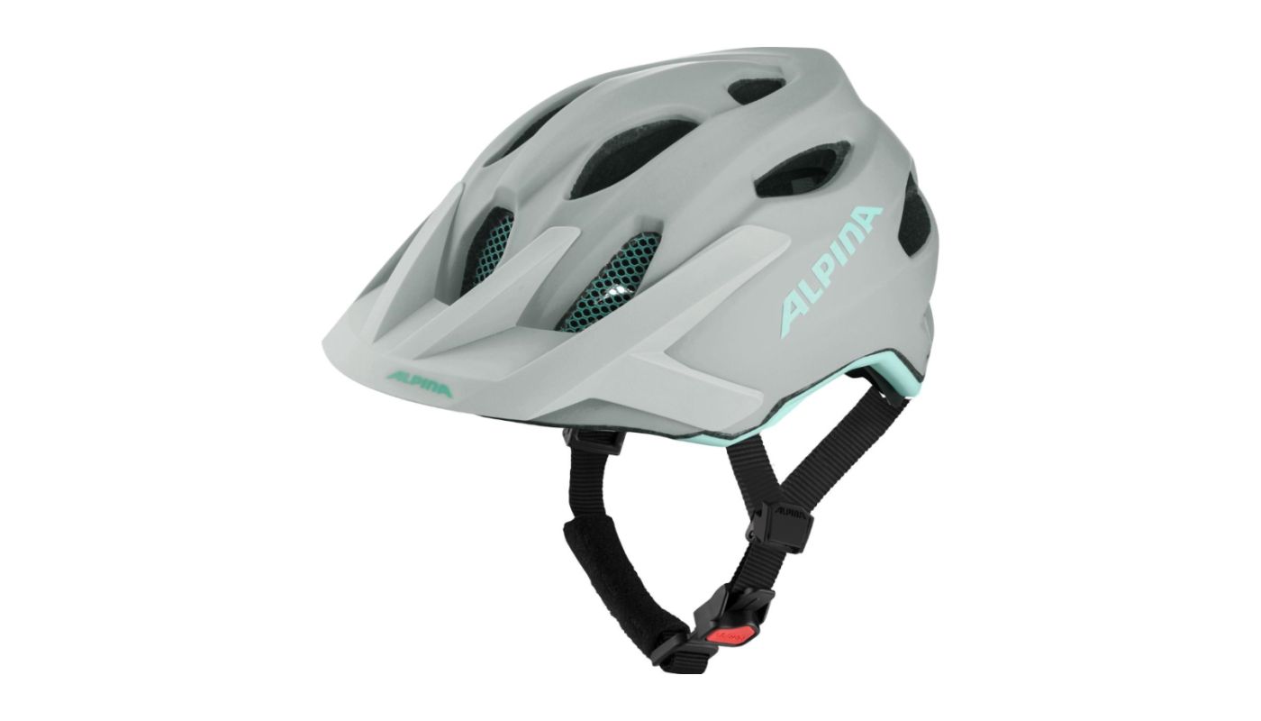 Cyklistická helma Alpina APAX JR. MIPS smoke-grey truquoise matt - 1