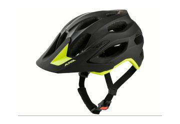 Cyklistická přilba Alpina CARAPAX 2.0 black-neon yellow matt - 1