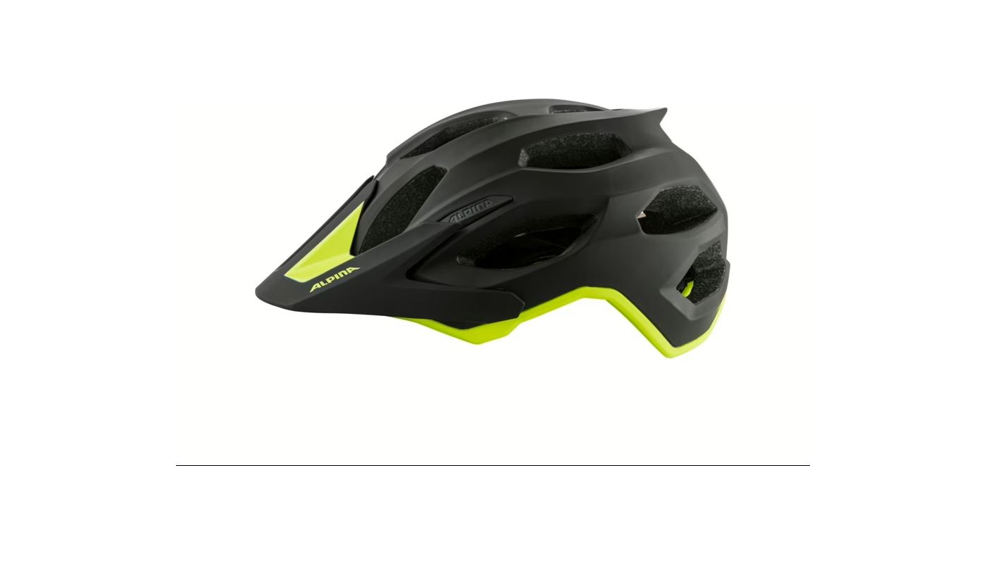 Cyklistická přilba Alpina CARAPAX 2.0 black-neon yellow matt - 2