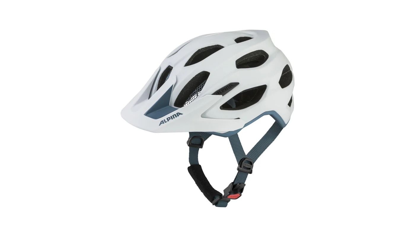 Cyklistická přilba Alpina CARAPAX 2.0 white pebble blue matt - 1