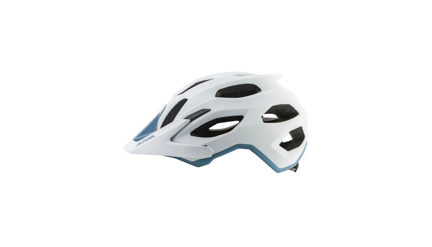 Cyklistická přilba Alpina CARAPAX 2.0 white pebble blue matt - 2