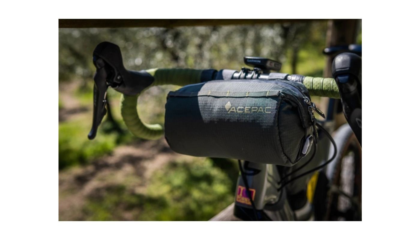 Brašna na řidítka Acepac Barrel MKIII šedá - 11