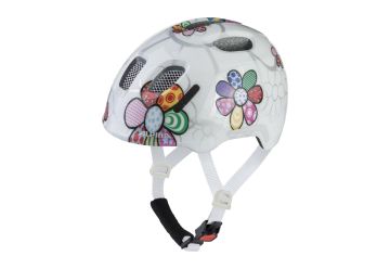Cyklistická helma Alpina Ximo 2 Flash white flower gloss (včetně blikačky) - 1