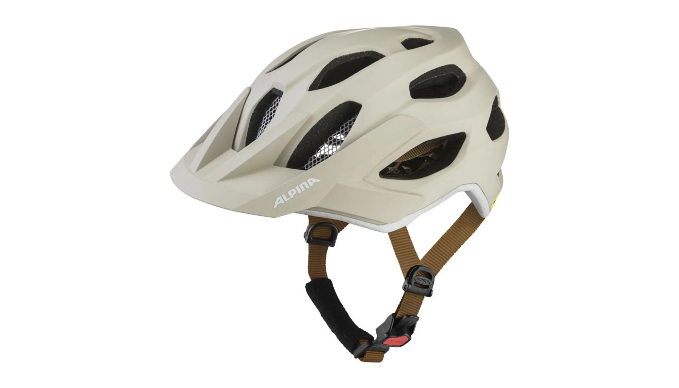 Cyklistická helma Alpina APAX MIPS sand white matt - 1