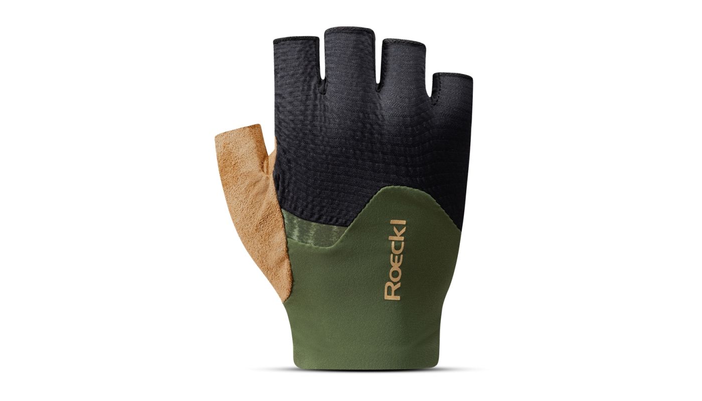 Cyklistické rukavice Roeckl® Imatra 2 chive green - 1