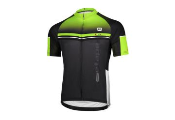 Etape – pánský dres MAESTRO, černá/žlutá fluo - 1