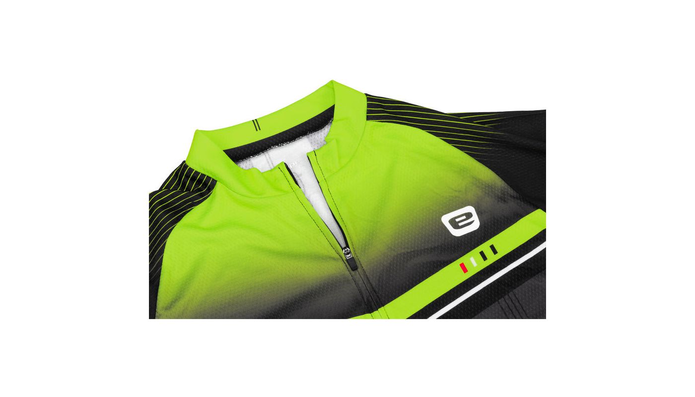 Etape – pánský dres MAESTRO, černá/žlutá fluo - 4