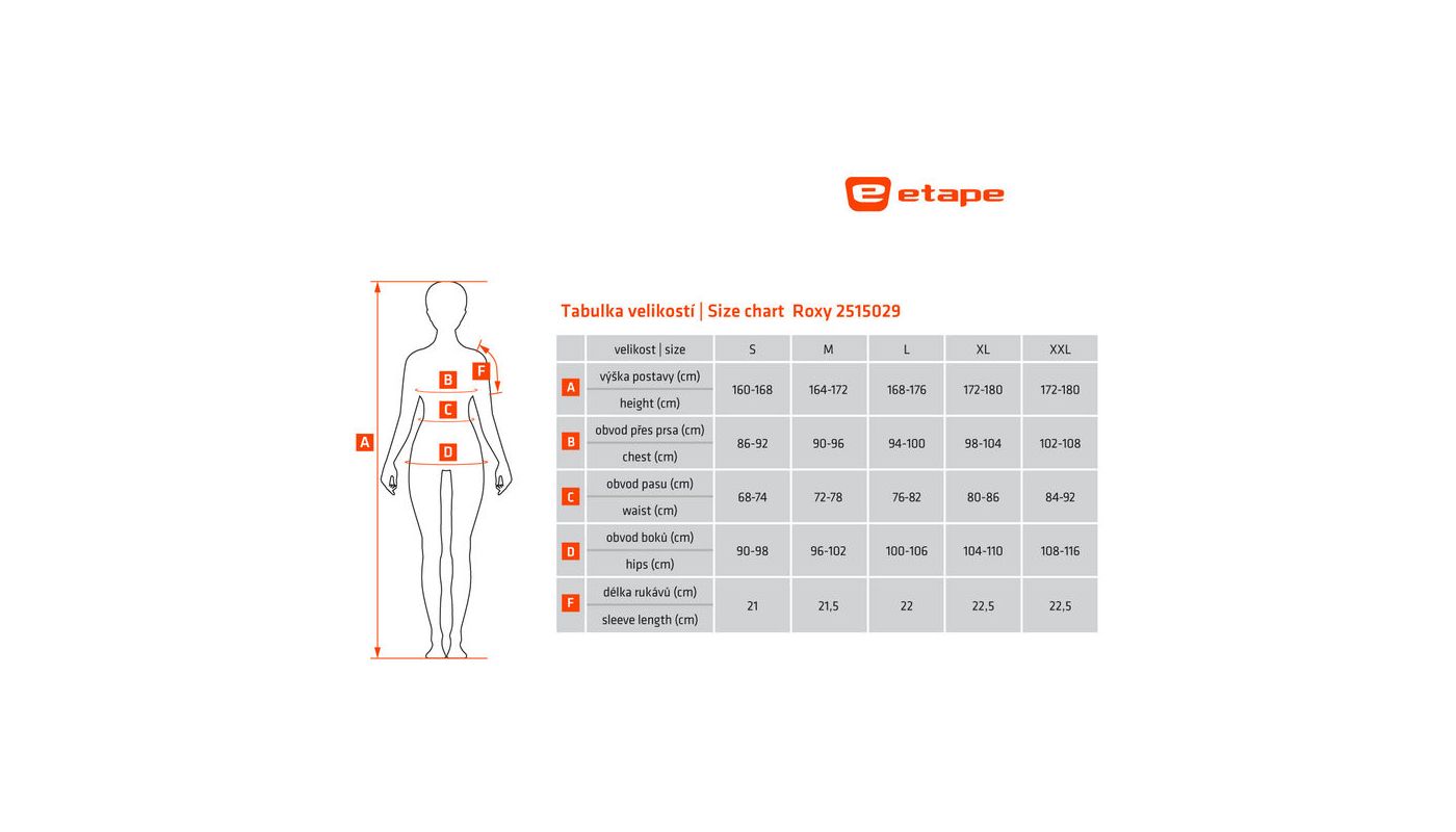 Etape - dámské volné triko/dres ROXY, růžová/bílá - 6