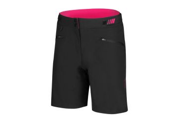 Etape – dámské volné kalhoty CAT 2.0, černá/růžová - 1