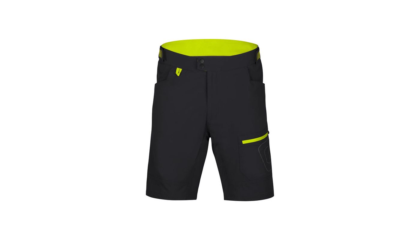 Etape – pánské volné kalhoty FREEDOM 3.0, černá/limeta - 3