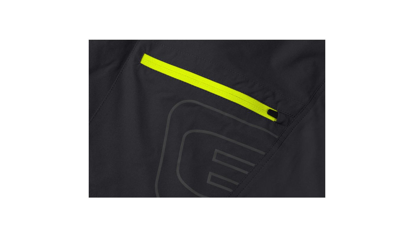 Etape – pánské volné kalhoty FREEDOM 3.0, černá/limeta - 6