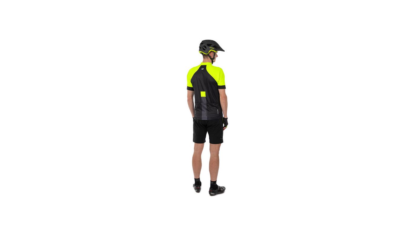Etape – pánské volné kalhoty FREEDOM 3.0, černá/limeta - 17