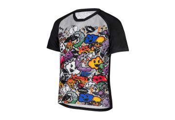 Etape – dětský volné triko BOOM, černá/grafika - 1