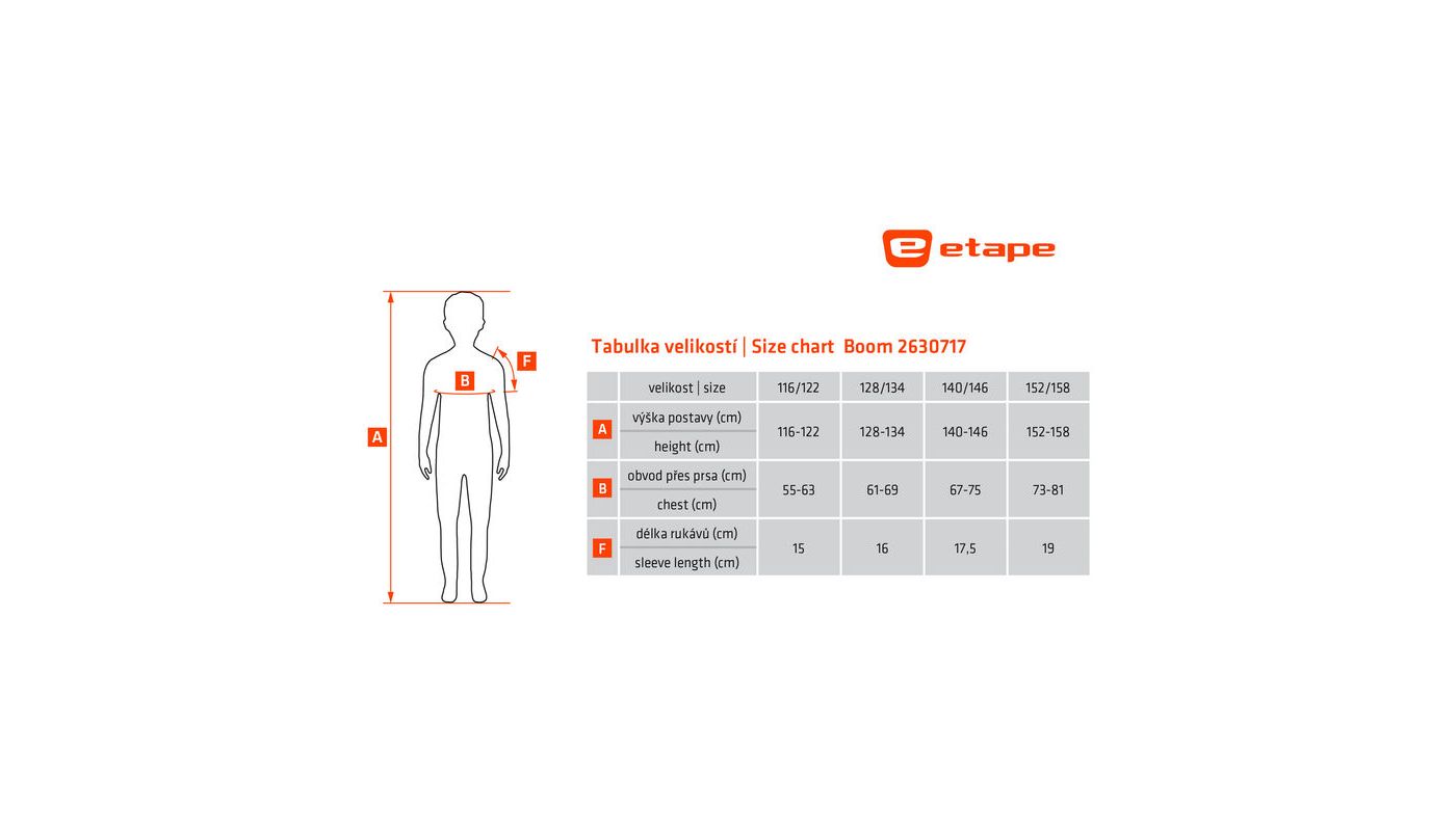 Etape – dětský volné triko BOOM, černá/grafika - 7