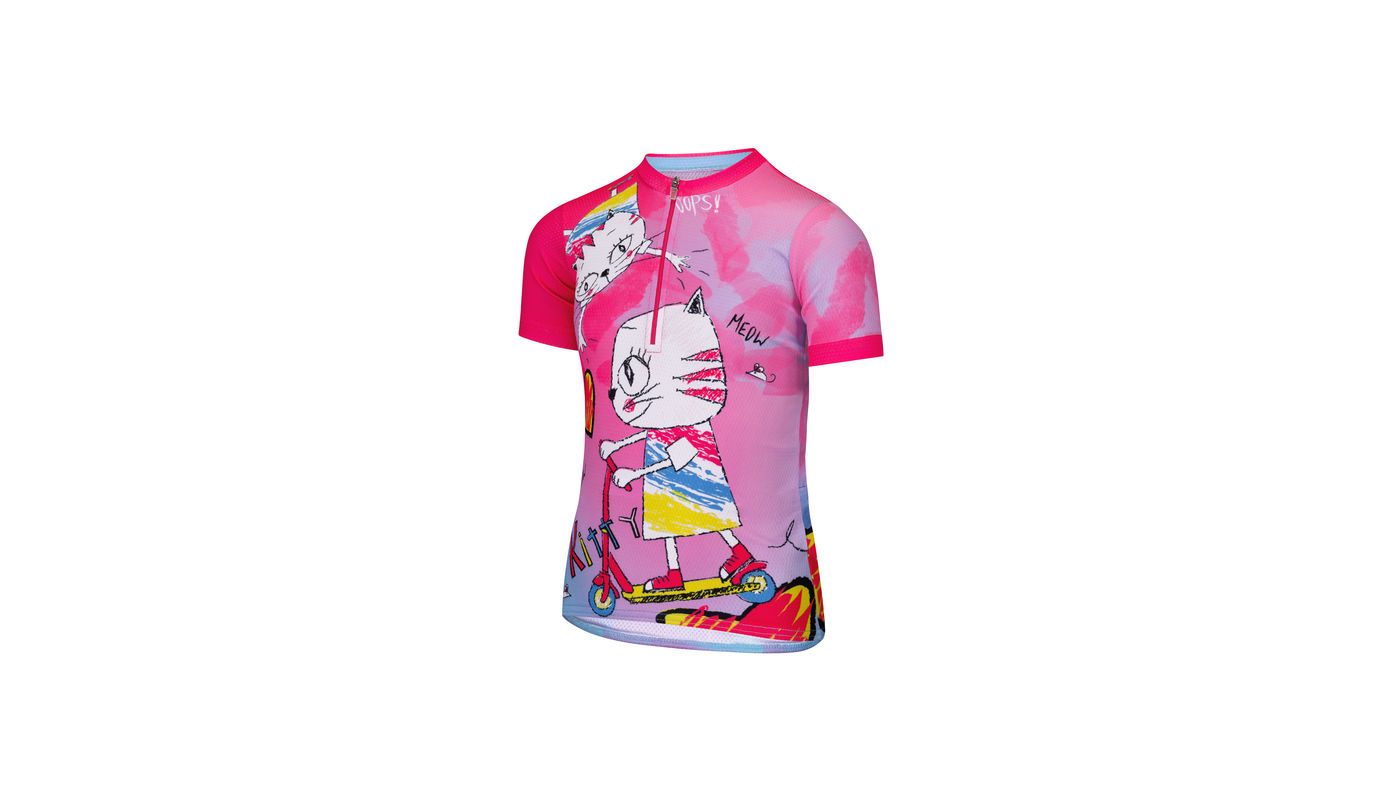 Etape – dětský dres RIO, růžová - 1
