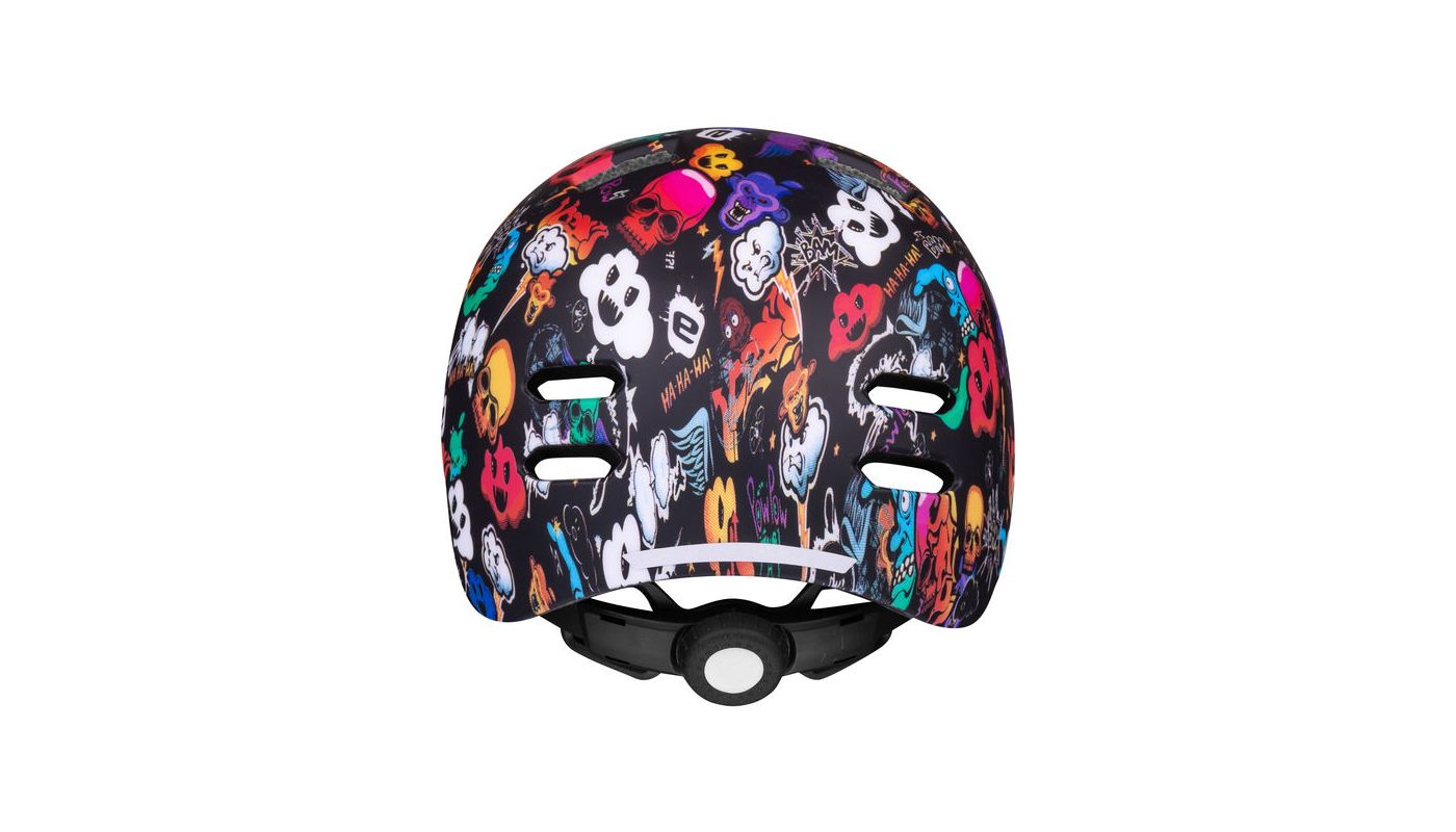 Etape – dětská cyklistická přilba BUDDY, černá/grafika mat - 2