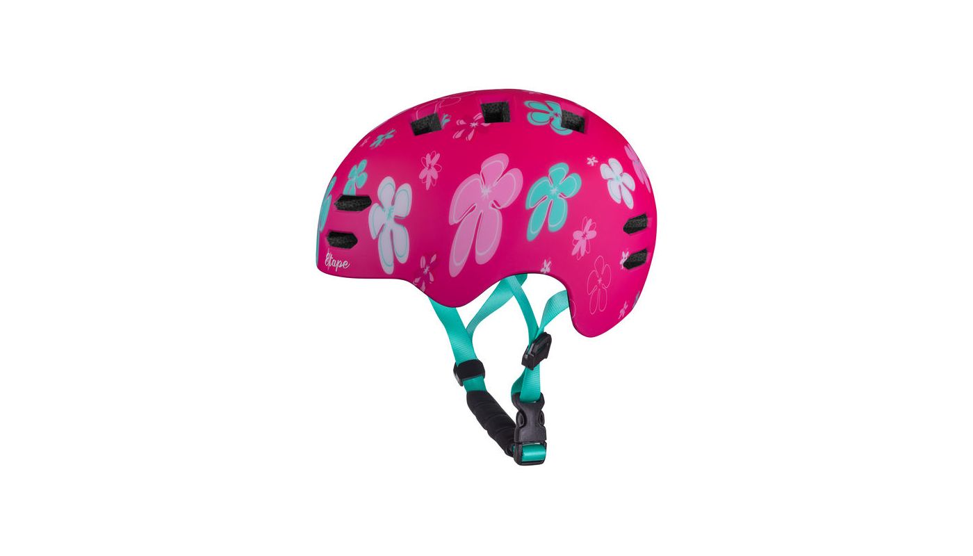 Etape – dětská cyklistická přilba BUDDY, růžová/mint - 3