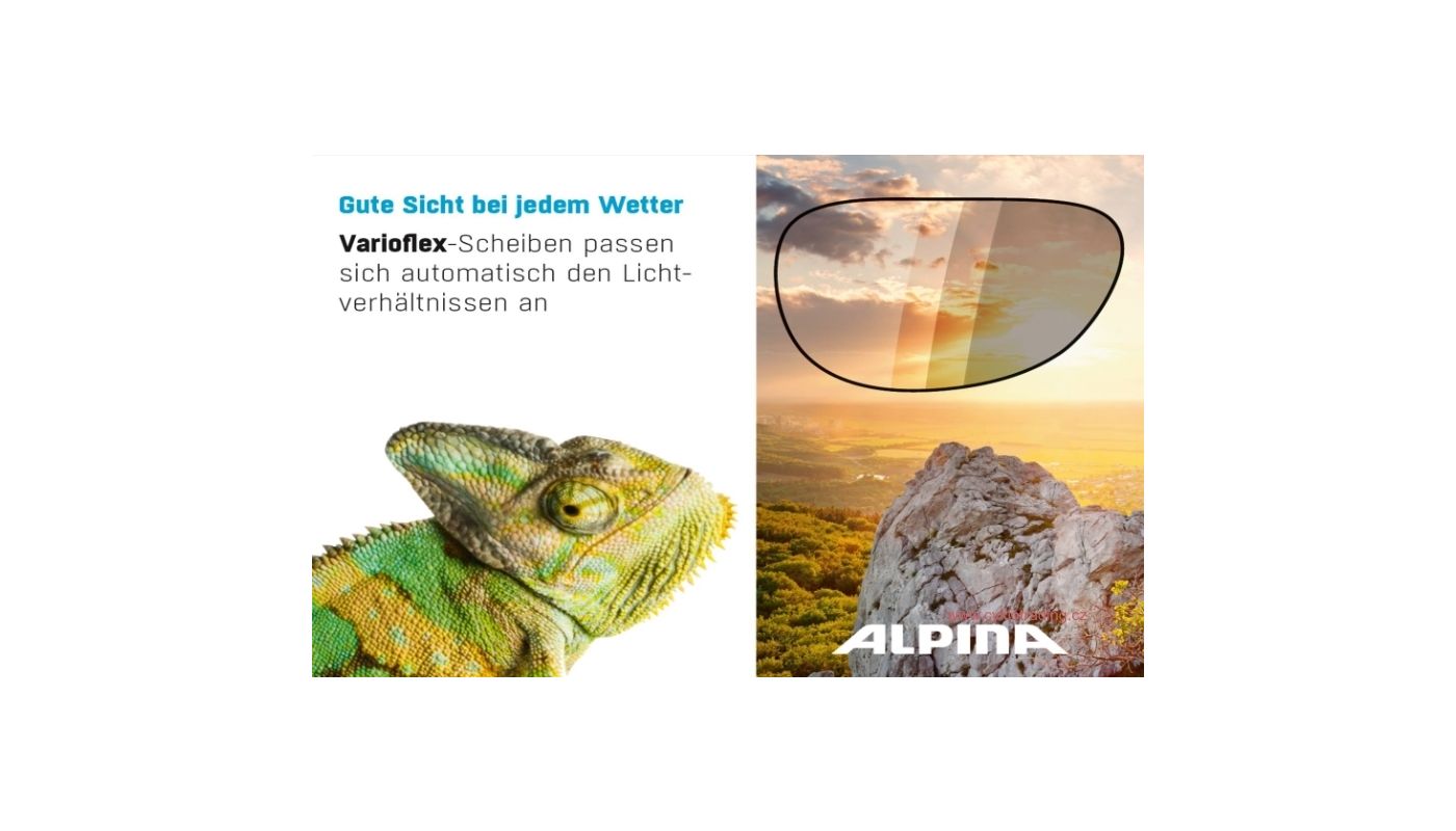 Sportovní fotochromatické brýle Alpina TWIST FIVE HR VL+ , tin-black - 5