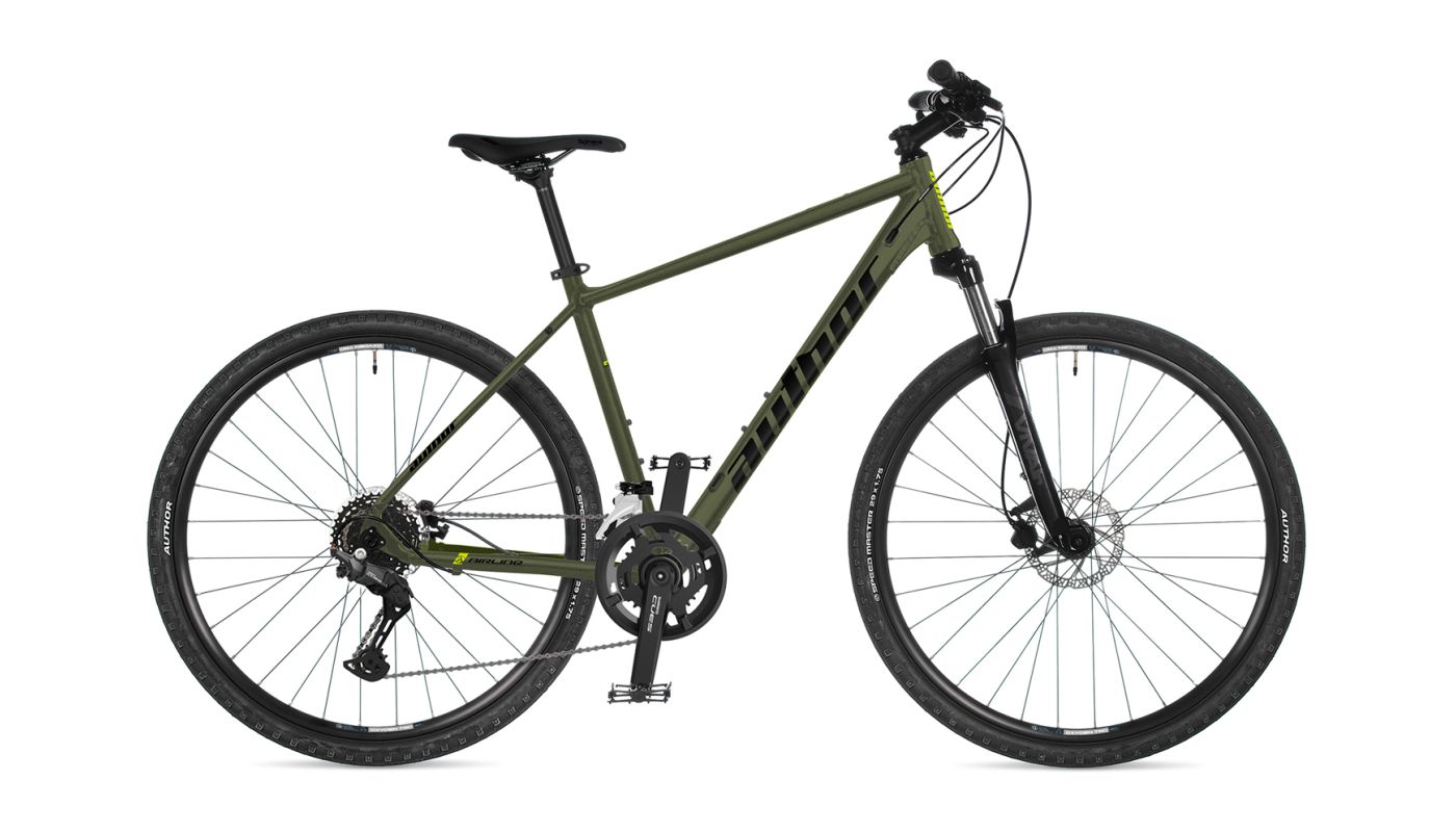 Author Airline 2026 zelenozlatá-matná/černá/limeta - 1