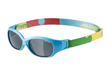 Dětské brýle Alpina Sports Flexxy Kids, cyan-puzzle gloss - 1