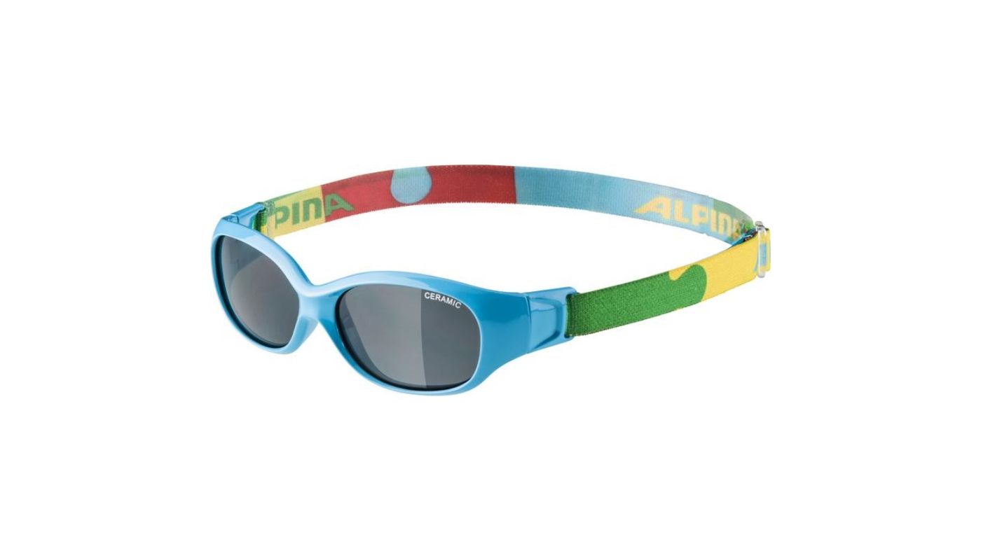 Dětské brýle Alpina Sports Flexxy Kids, cyan-puzzle gloss - 1