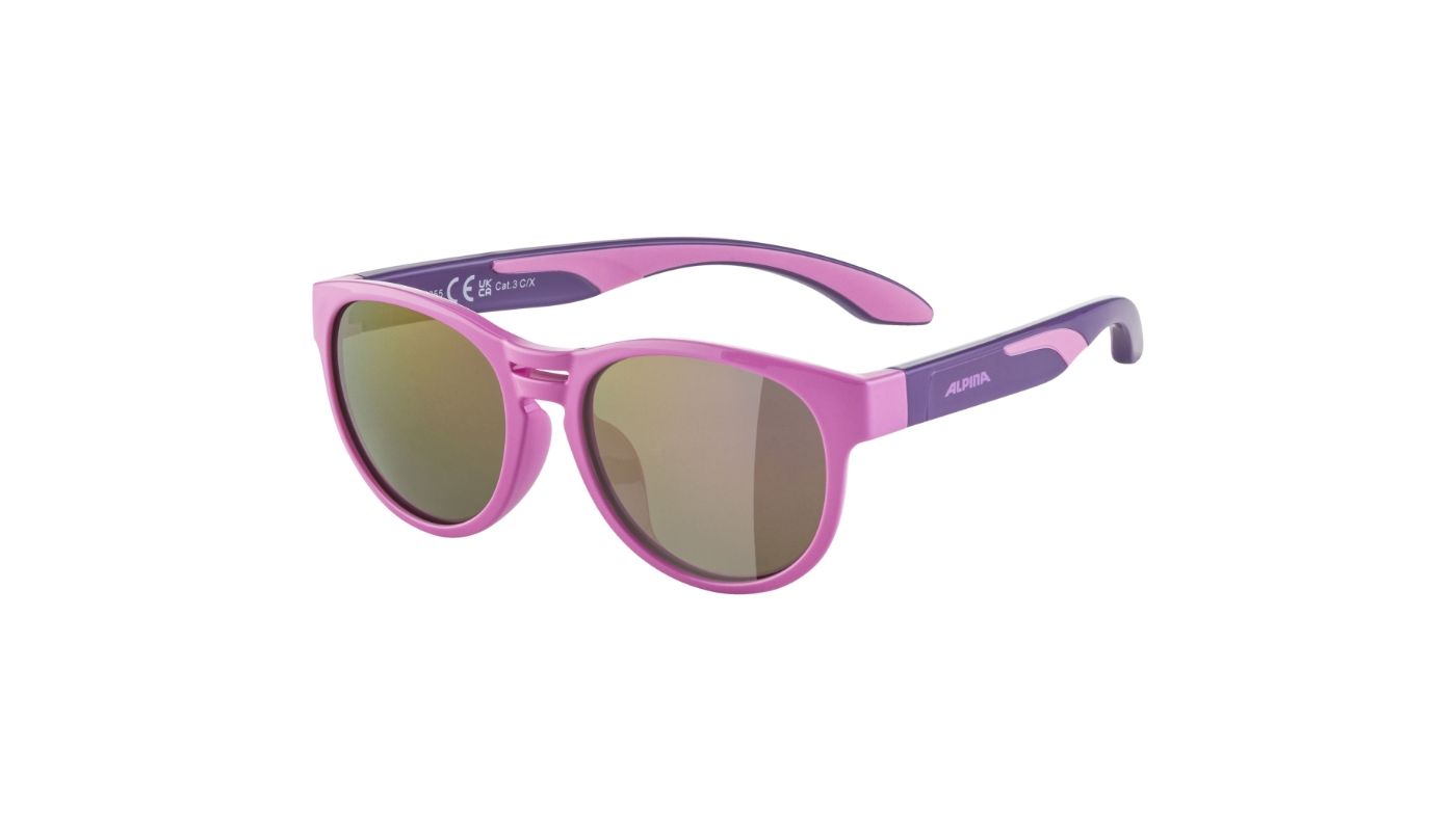 Dětské brýle Alpina JOLA blue-pink-berry gloss - pink mirror - 1