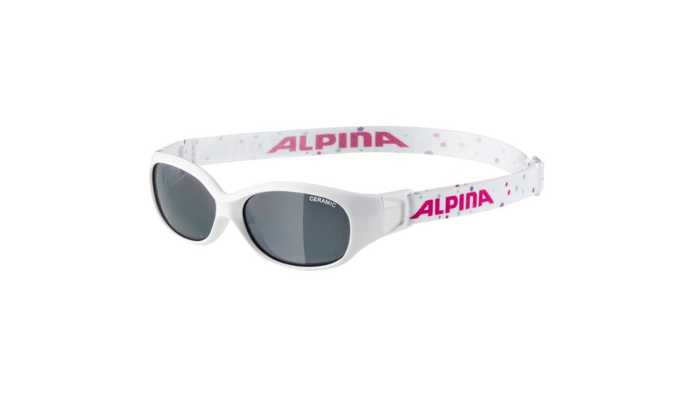 Dětské brýle Alpina Sports Flexxy Kids, white dots gloss - 1