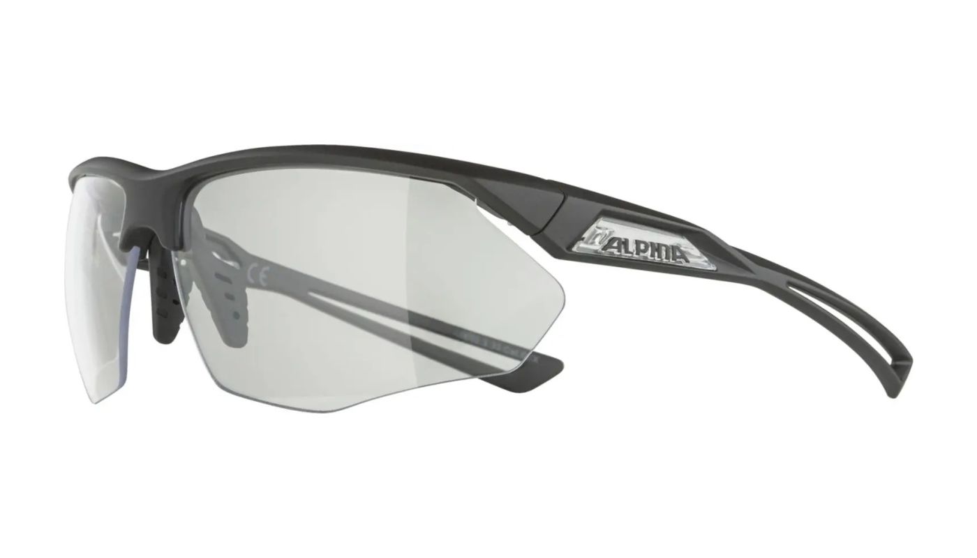 Sportovní brýle Alpina Nylos HR, black matt - clear - 1