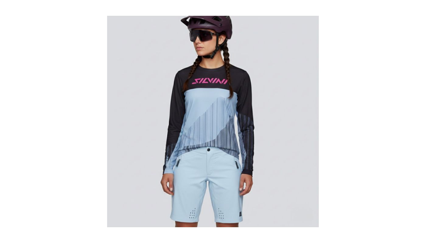 Silvini dámské kraťasy WP2420 Fabriana sky-cloud - 2