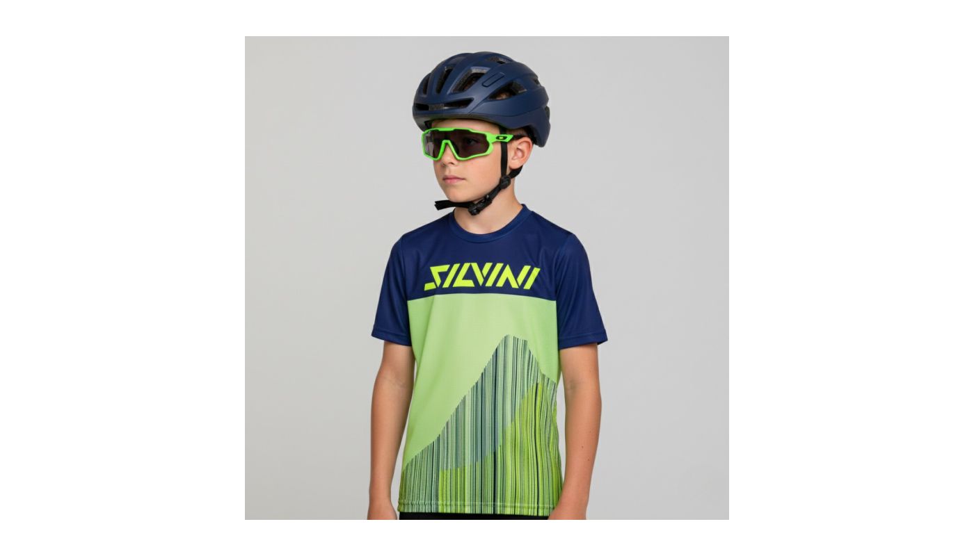 Dětský dres Silvini CD2283 Denni  blue-green - 2