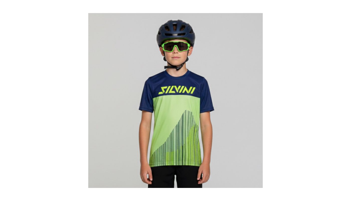 Dětský dres Silvini CD2283 Denni  blue-green - 3