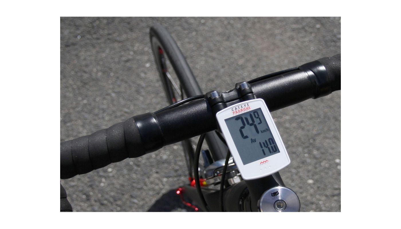 Cyklopočítač Cateye Padrone (PA100W) bílá - 3