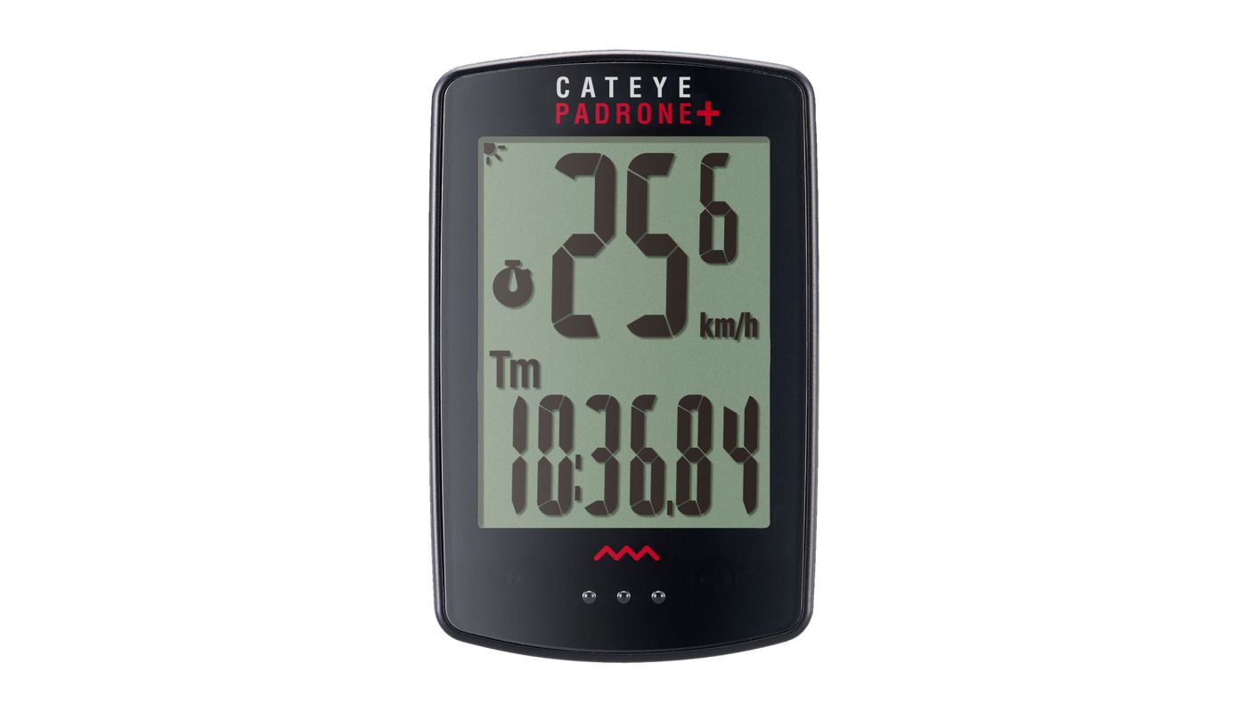 Cyklopočítač Cateye Padrone + (PA110W) černá - 1