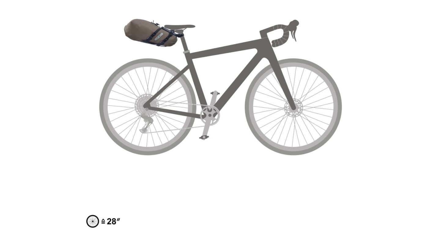 Brašna podsedlová ORTLIEB Seat-Pack QR - 7.5L - dark sand - 2