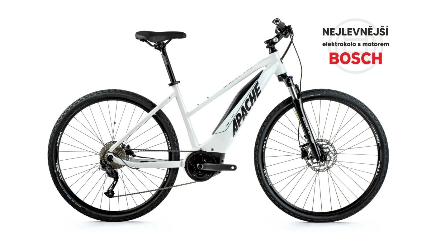 Elektrokolo Apache Matta 3 Bosch Cross bílá 2025 - 1