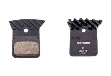 Brzdové destičky Shimano L05A-RF polymerové s chladičem - 1