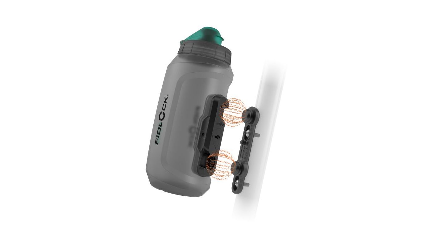 Základna na rám a lahev Fidlock TWIST SET Antibakteriální kouřová 750ml - 1