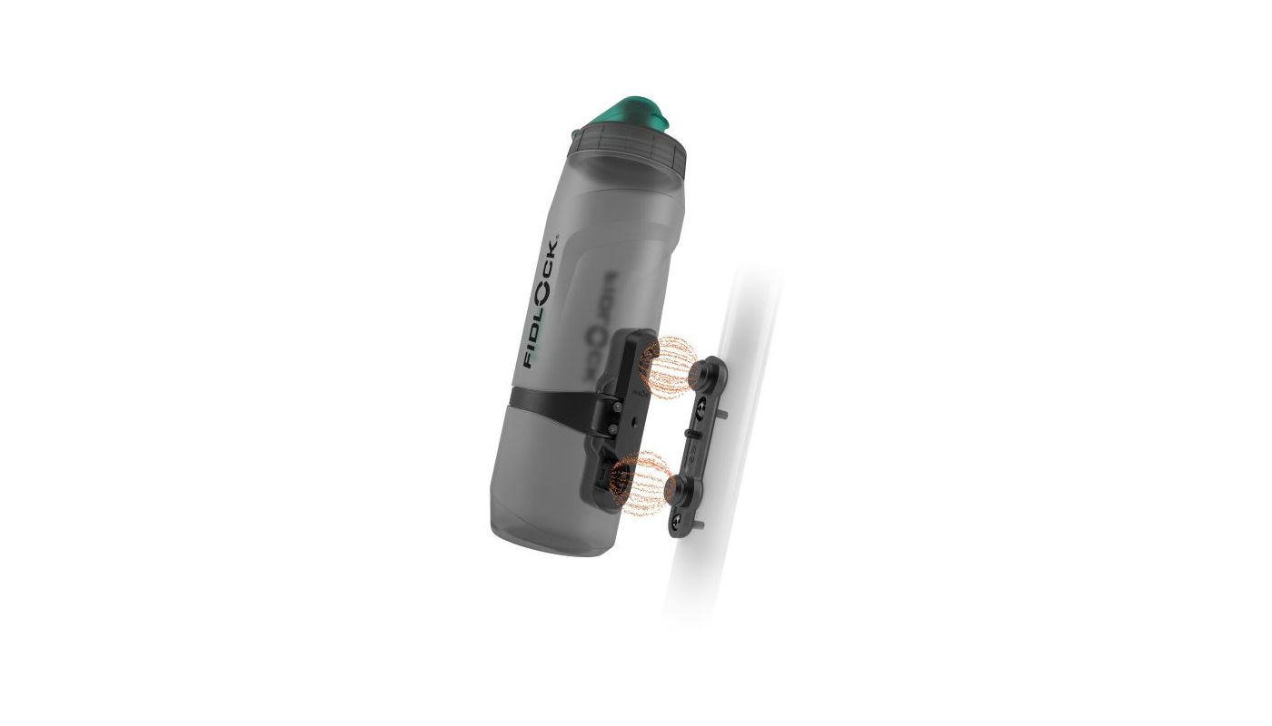 Základna na rám a lahev Fidlock TWIST SET Antibakteriální kouřová 800ml - 1