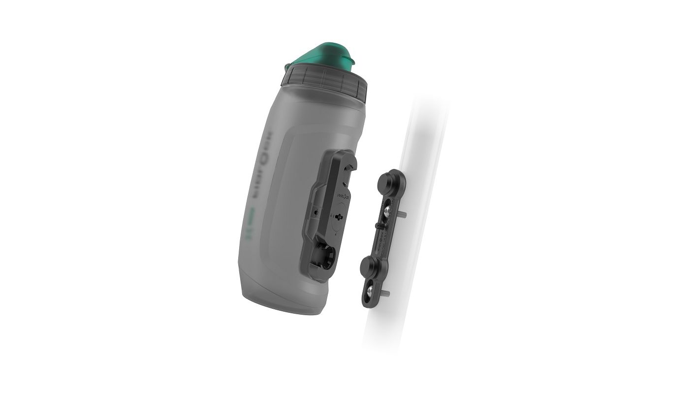 Základna na rám a lahev Fidlock TWIST SET Antibakteriální kouřová 590ml - 1