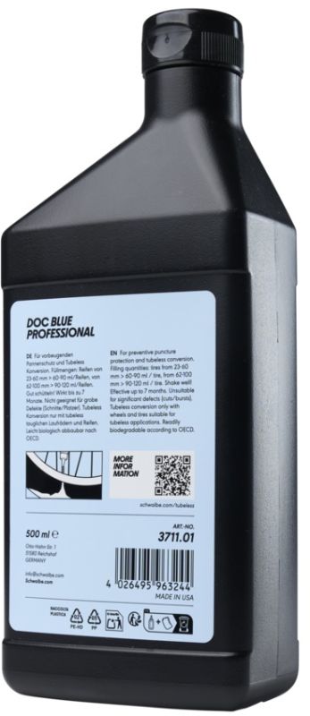 Bezdušový tmel Schwalbe Doc Blue Professional 500ml - 2