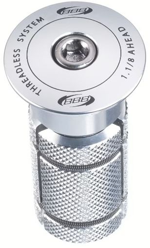 Zátka BBB BAP-03 PowerHead stříbrná - 1
