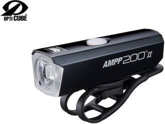 Světlo přední Cateye HL-EL044RC AMPP200 II černá - 1