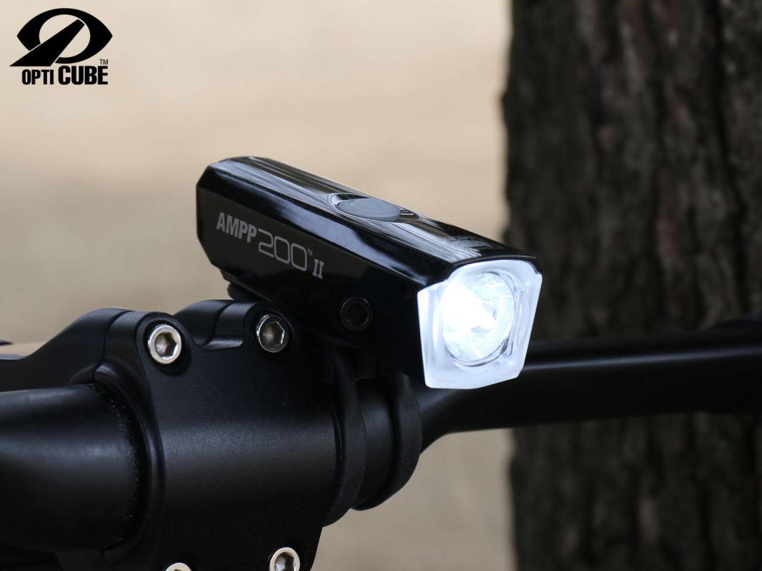 Světlo přední Cateye HL-EL044RC AMPP200 II černá - 3