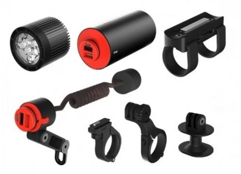 Přední světlo KNOG PWR Mountain Kit 2000 lm - 6