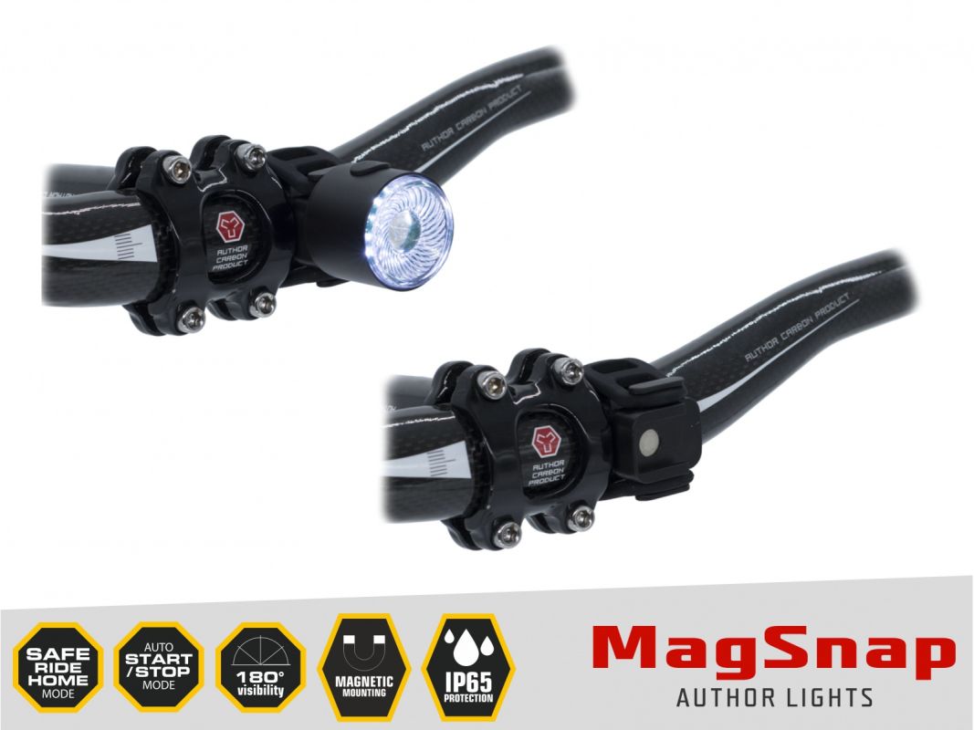 Přední světlo Author MagSnap 150 lm USB Alloy - 3