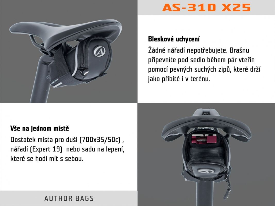 Brašna pod sedlo Author A-S310 TPN X25 - 2