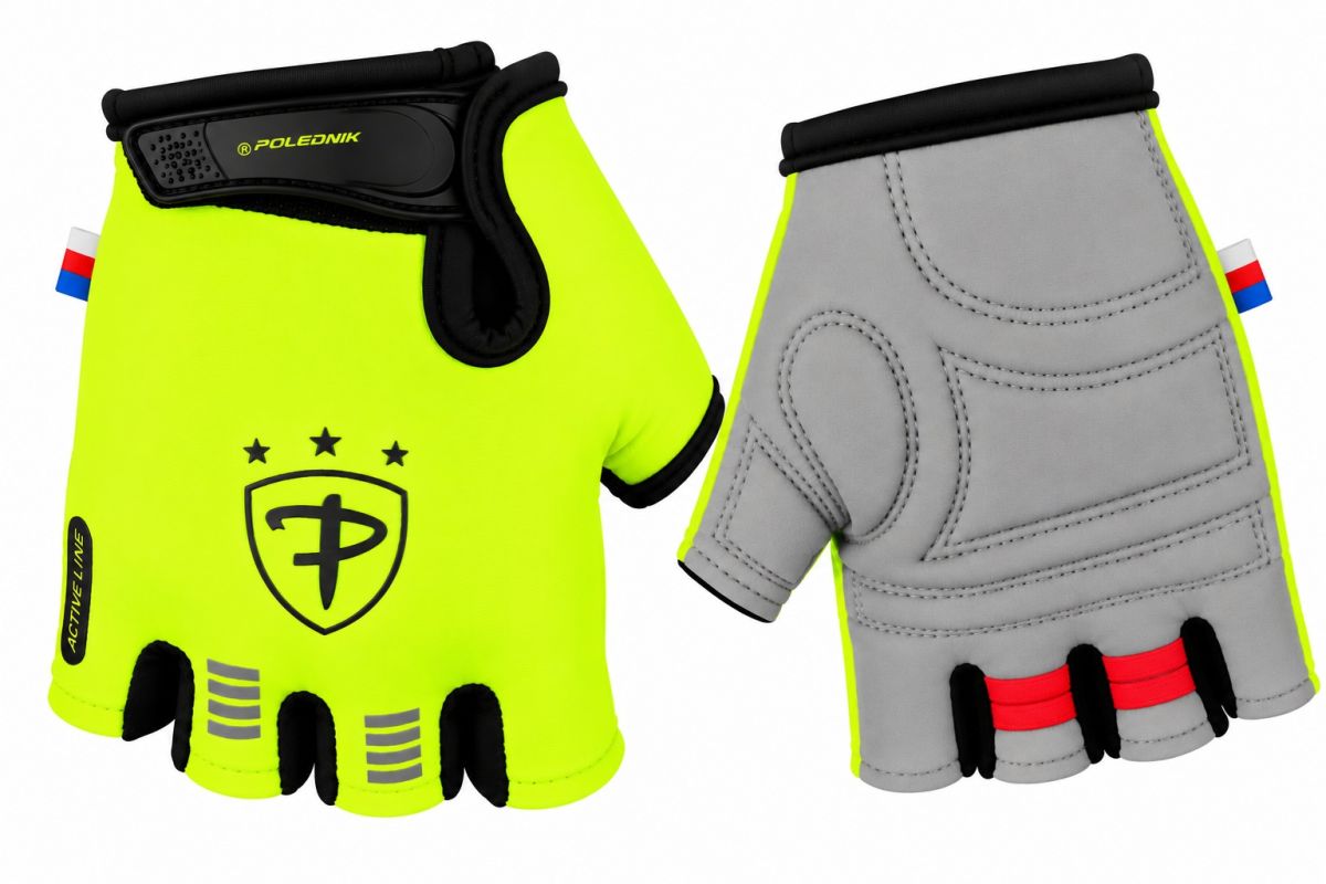 Dětské rukavice Poledník Active Baby II fluo - 1