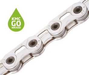 Řetěz KMC X Flattop SL stříbrný Waxed v krabičce 126 čl. - 1