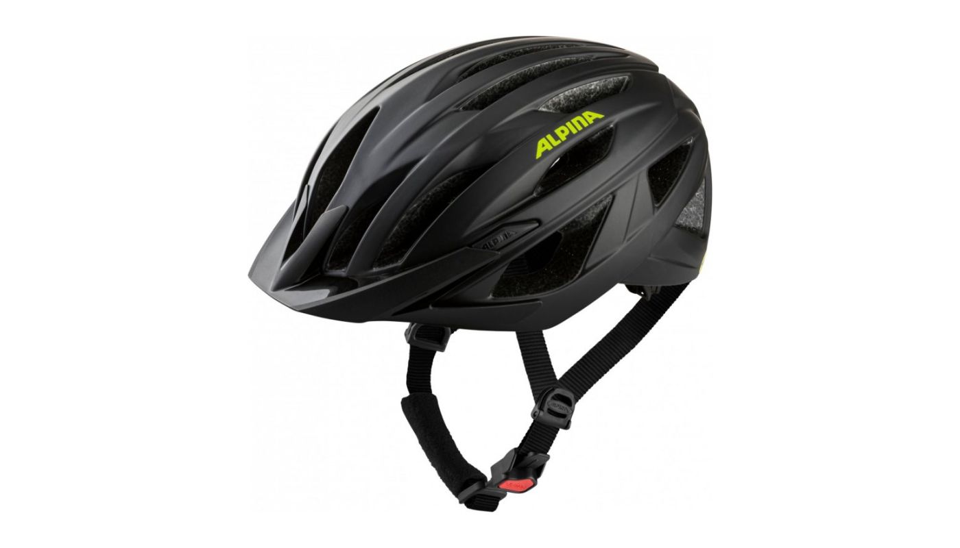 Cyklistická helma Alpina PARANA black-neon yellow matt - 1