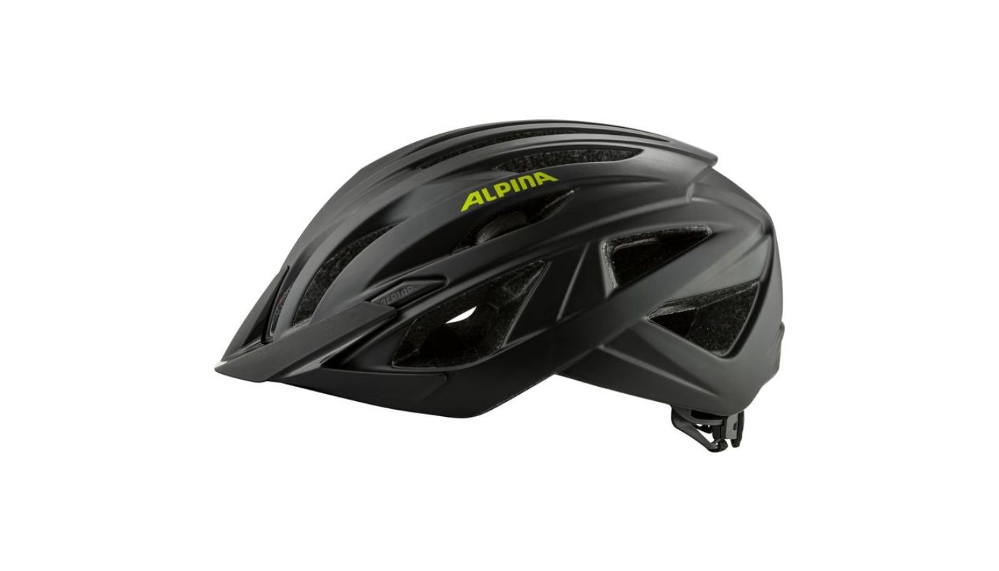 Cyklistická helma Alpina PARANA black-neon yellow matt - 4